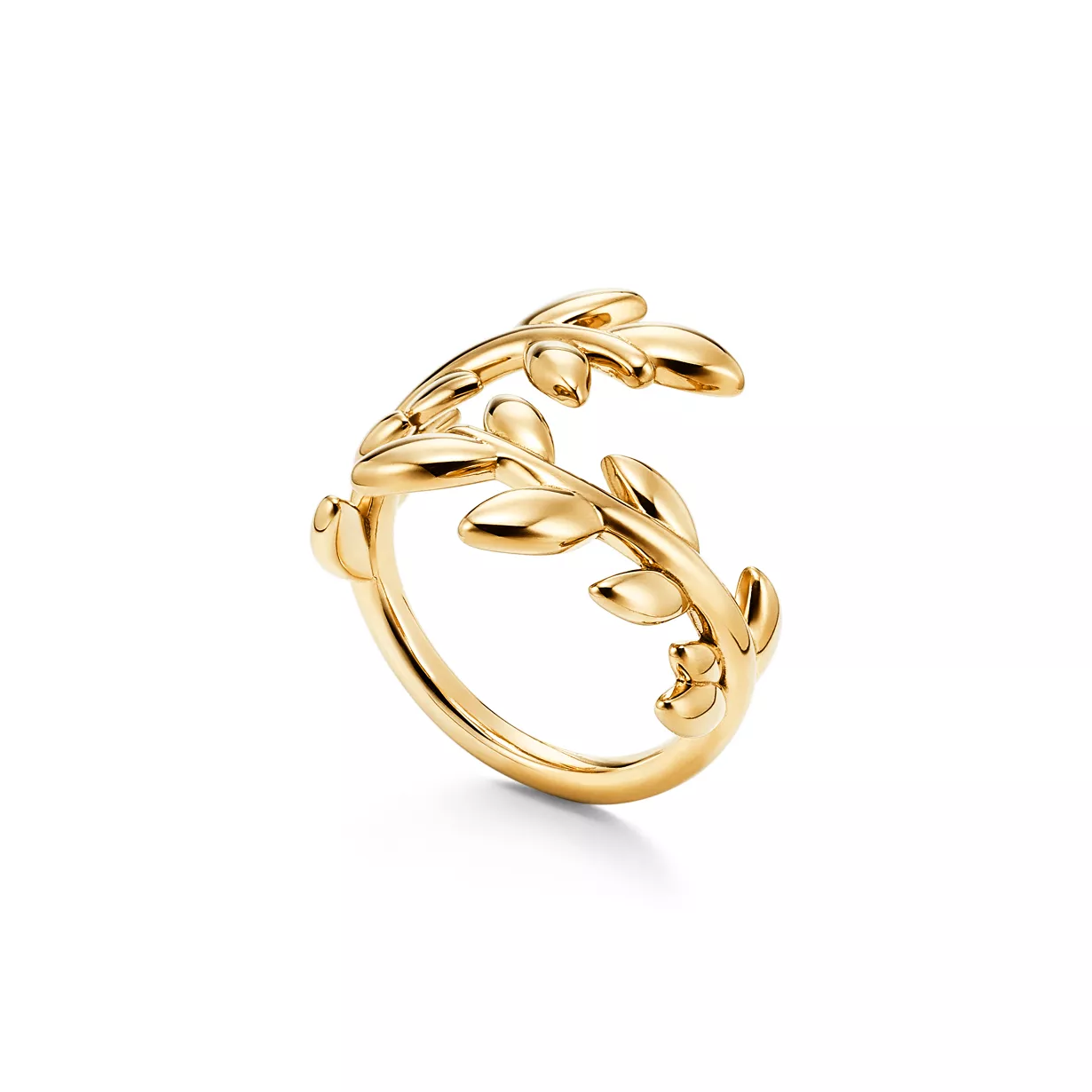 Paloma Picasso®Olive Leaf Bypass Ring in Yellow Gold